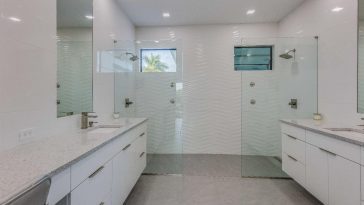 Bathroom With A Walk-In Shower