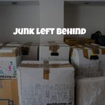 junk left behind by house seller