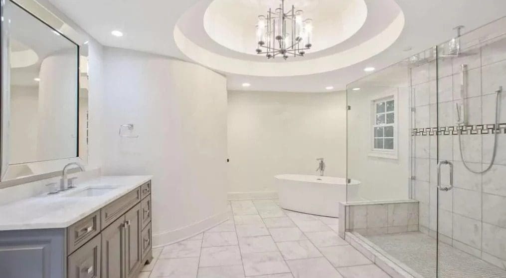 White bathroom