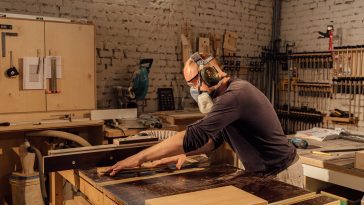 Man Working In A Workshop