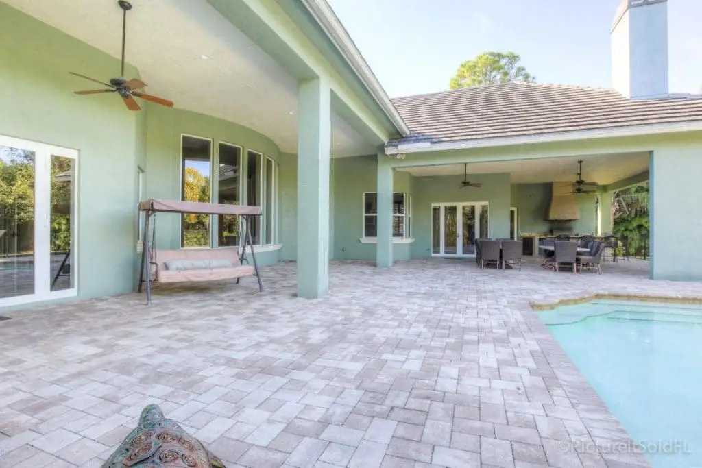 Patio and outdoor pool