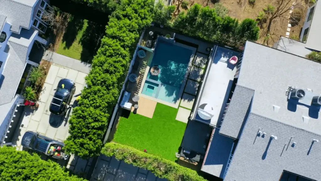 Aerial view of Piper Rockelle's house