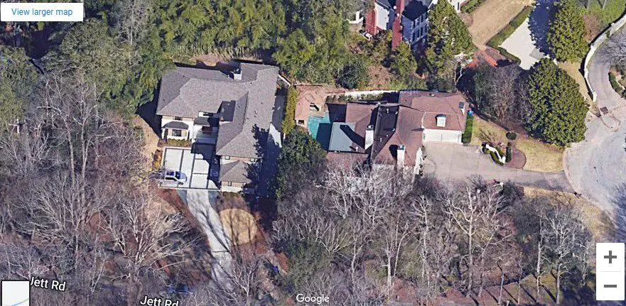 Aerial View Of Phaedra Park's House