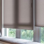 Gray Window Blinds