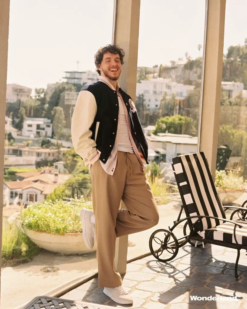 Jack Harlow Posing For A Magazine Shoot