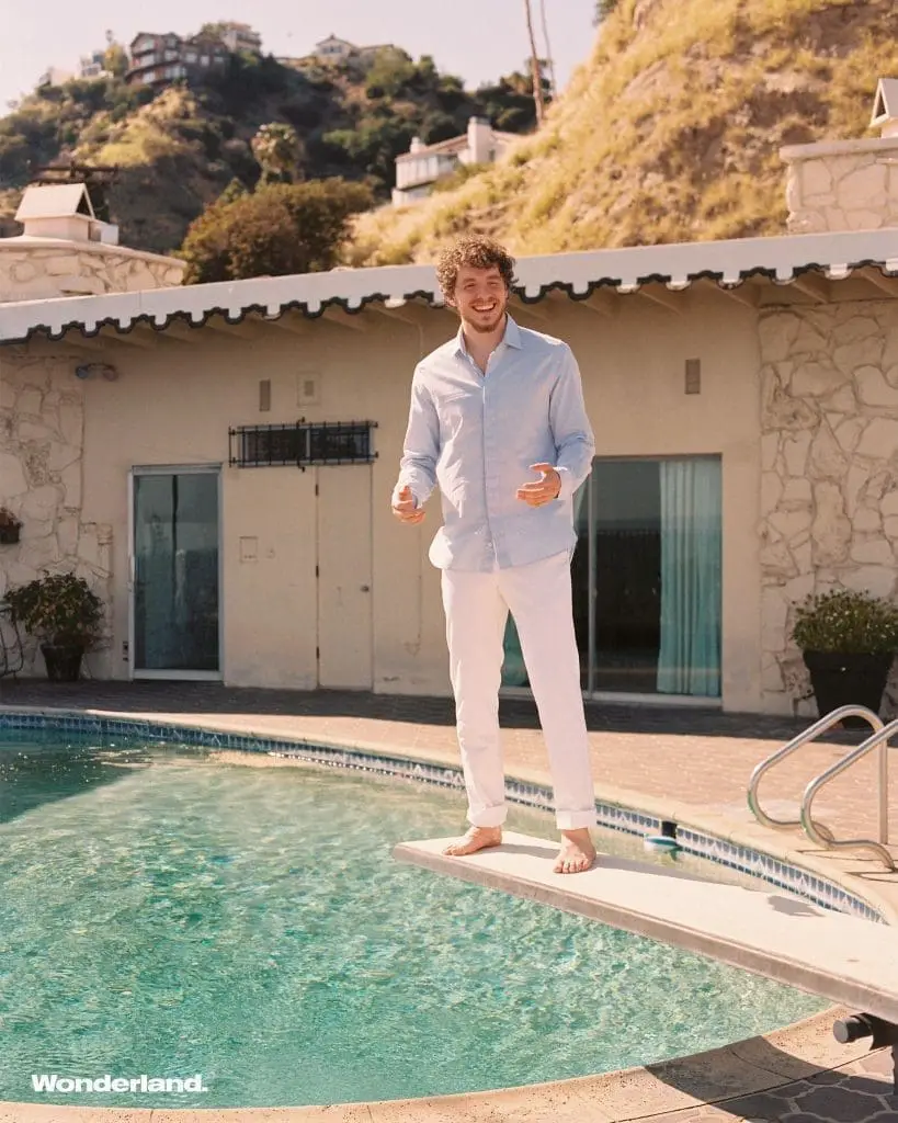 Jack Harlow Standing On A Diving Board