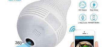 Light Bulb With A Hidden Camera