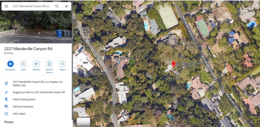 Google Maps View Of Channing Tatum's House