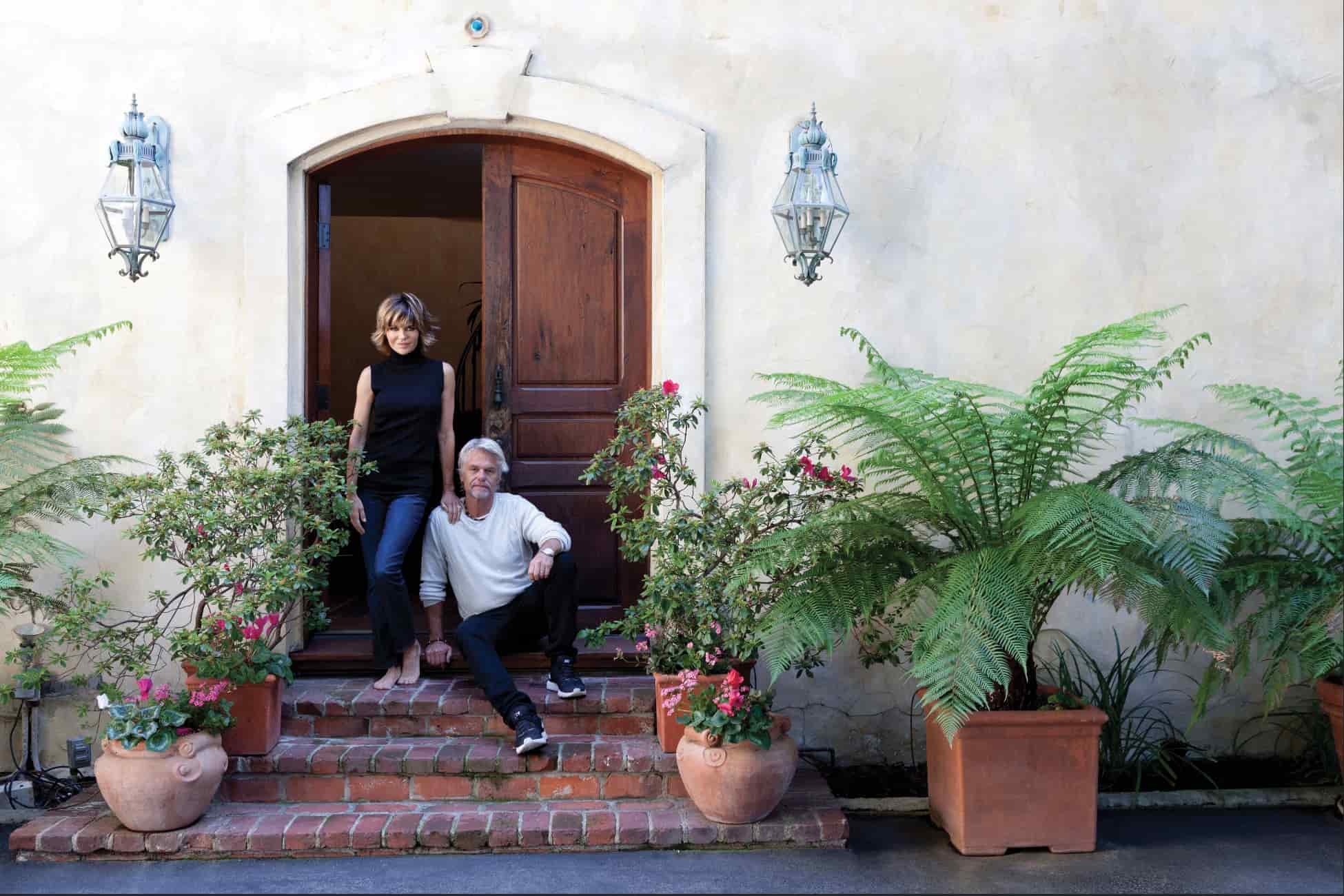 Lisa Rinna and her husband (Source: LA Home Magazine)