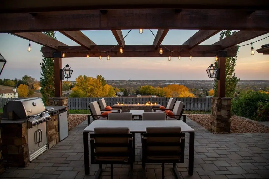 Backyard Dining Area