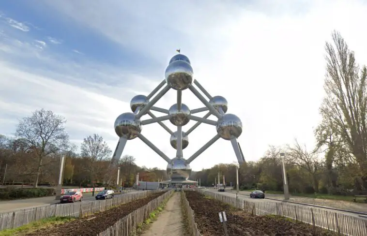 The Atomium In Brussels Belgium