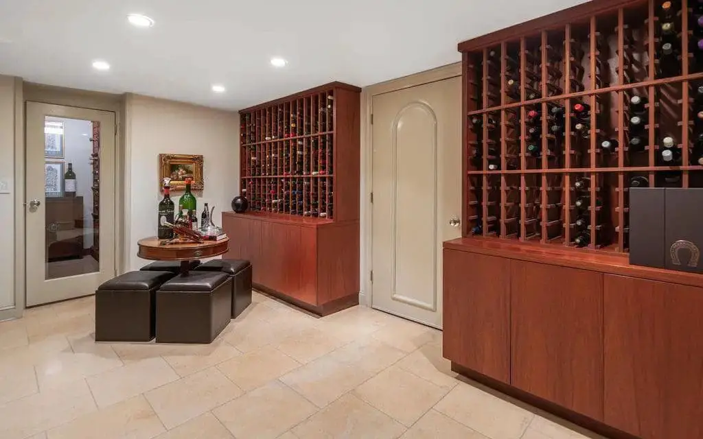 Patrick Mahomes’ wine cellar showcases