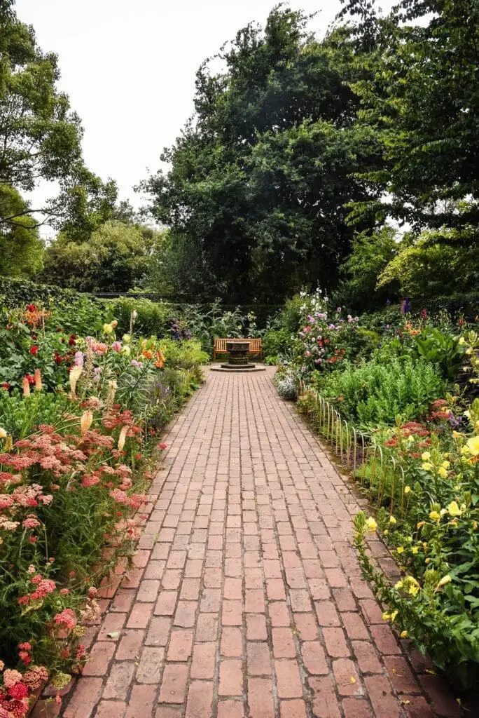 Garden With A Walk Way