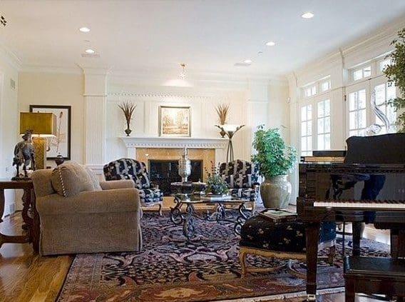 Peyton Manning’s living room