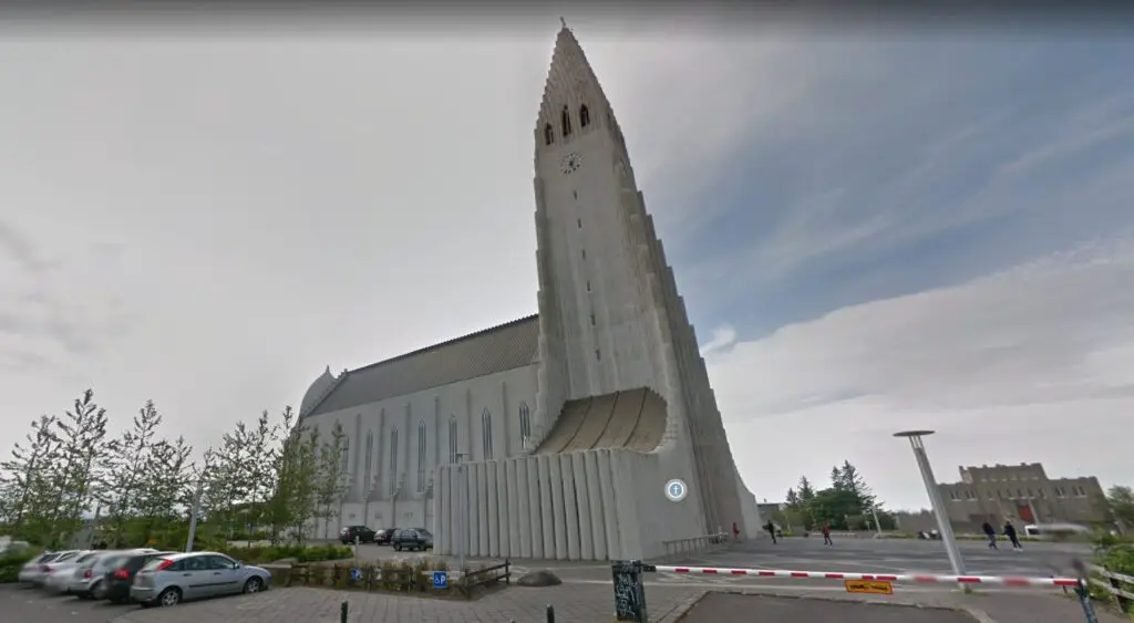 The Church Of Hallgrímskirkja In Reykjavik