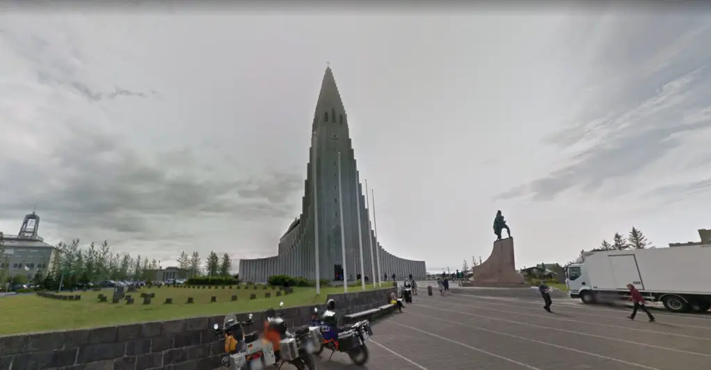 The Church Of Hallgrímskirkja In Reykjavik Iceland