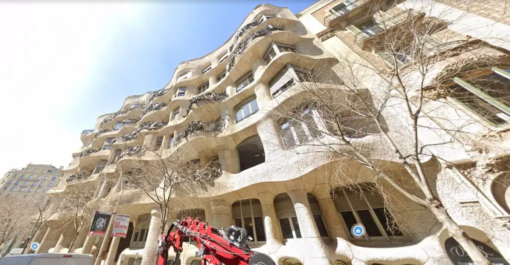 The La Pedrera Barcelona In Spain