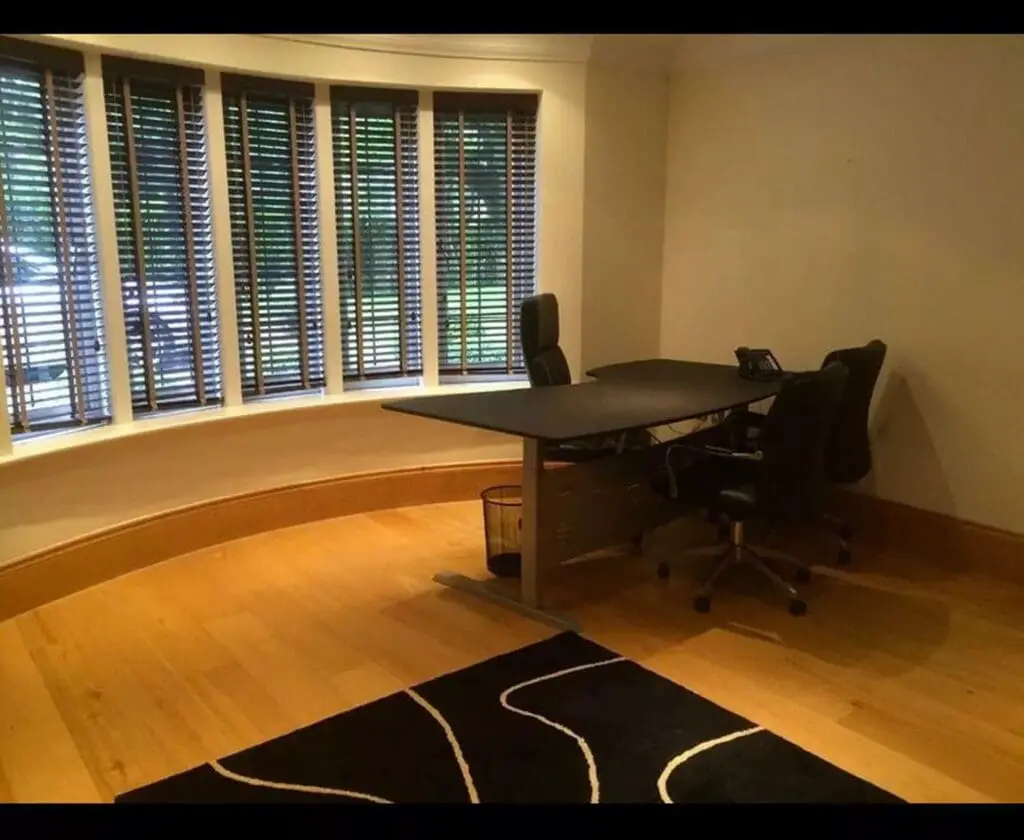 Luke Shaw’s study room