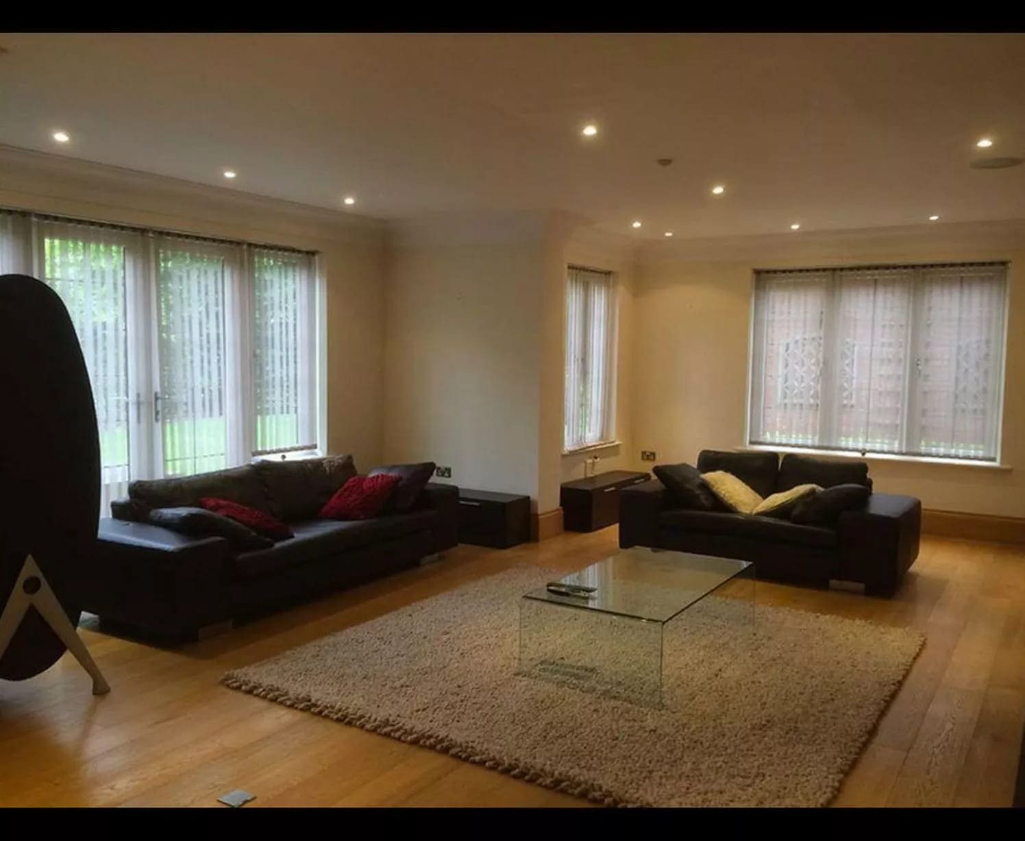 Luke Shaw’s living area