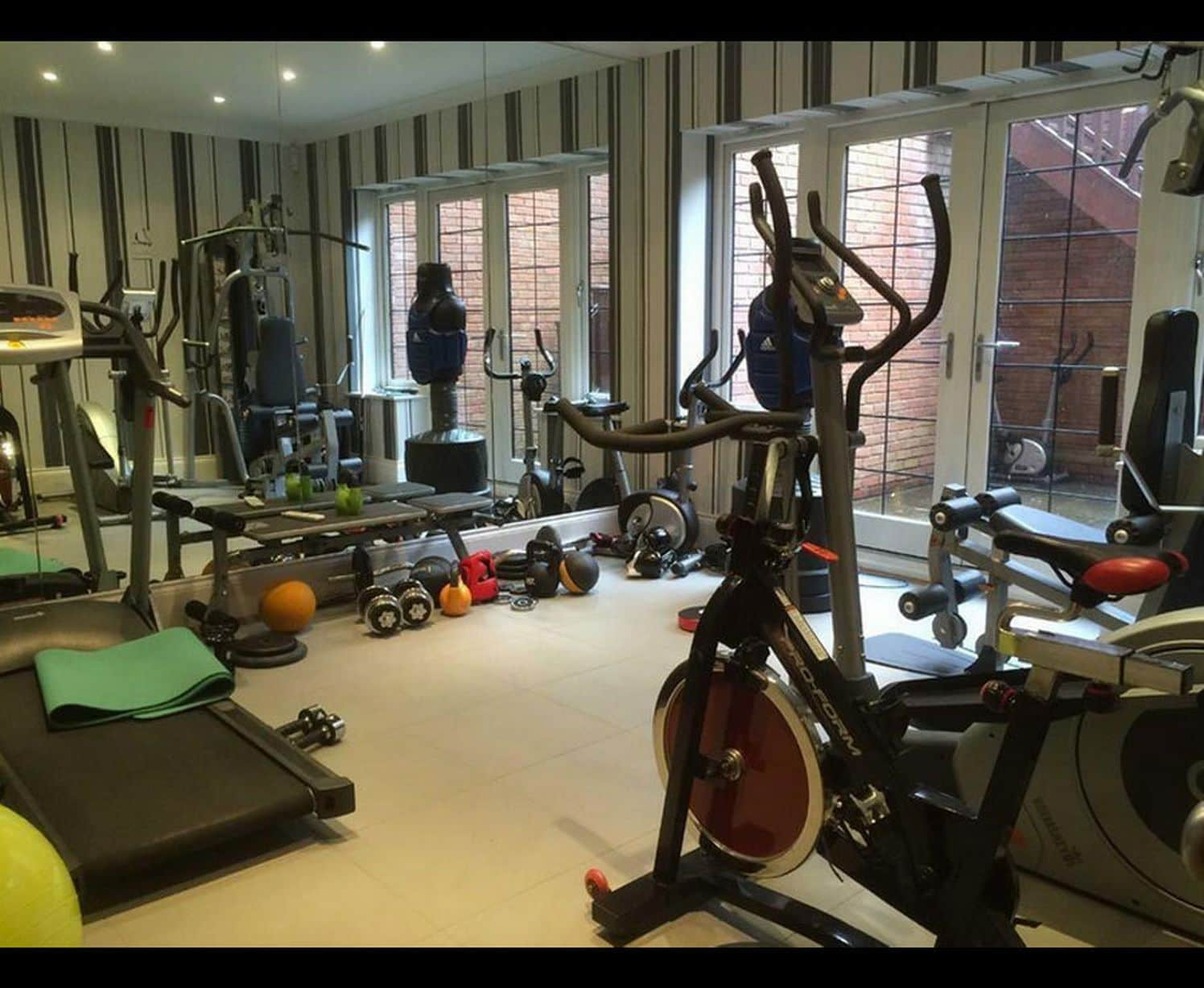 Luke Shaw’s gym