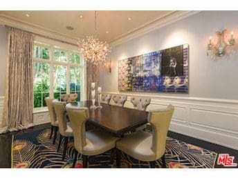 Jennifer Lawrence’s dining room