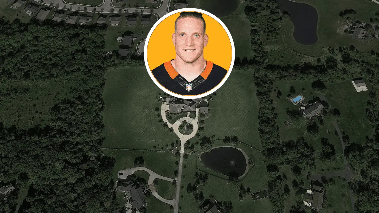 A.J. Hawk's house in Dublin, OH (Google Maps)