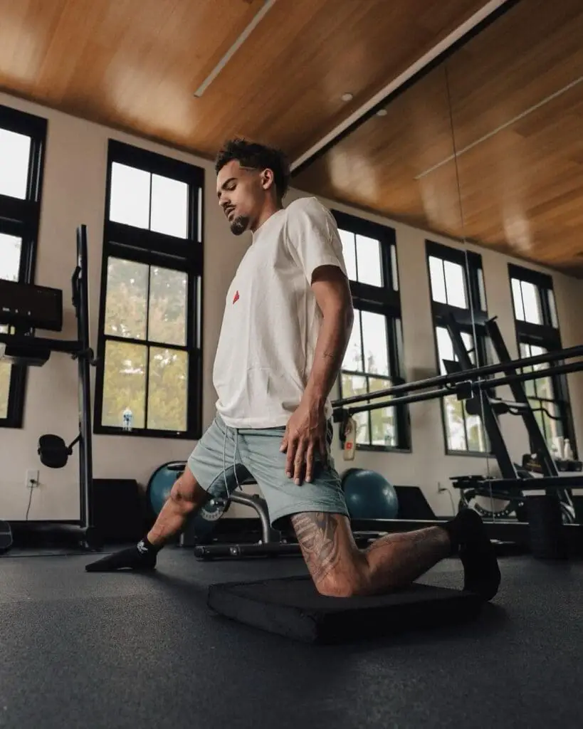 Trae Young’s inside gym