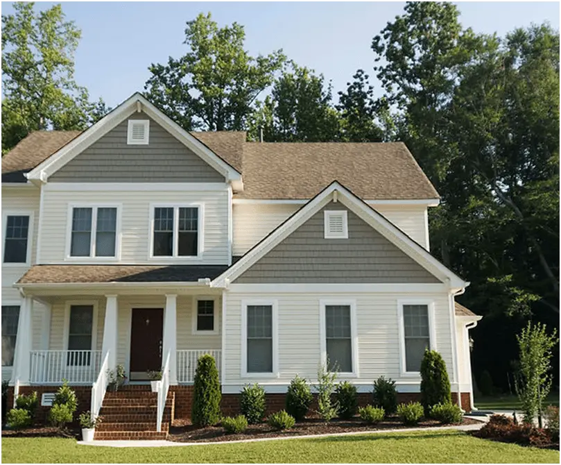 House with a front yard