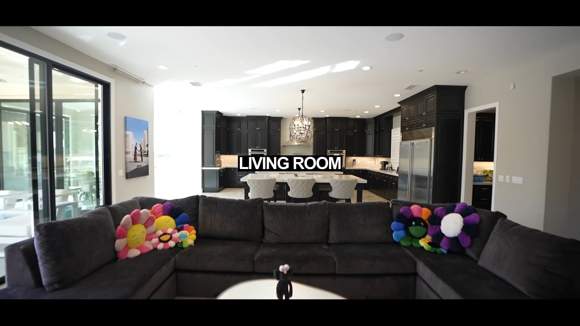 Faze Rug’s living room