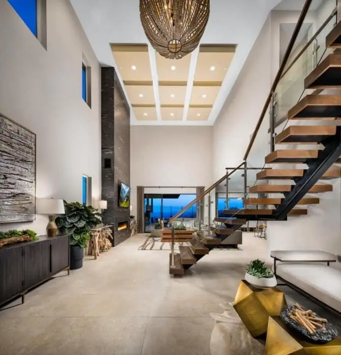 Ryan Garcia’s interior of the house