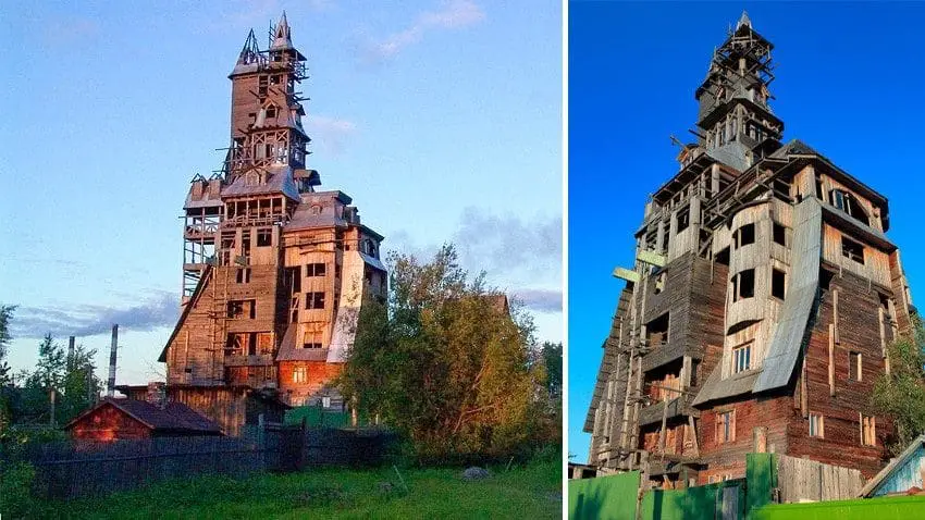 The Wooden Gagster House In Arkhangelsk, Russia