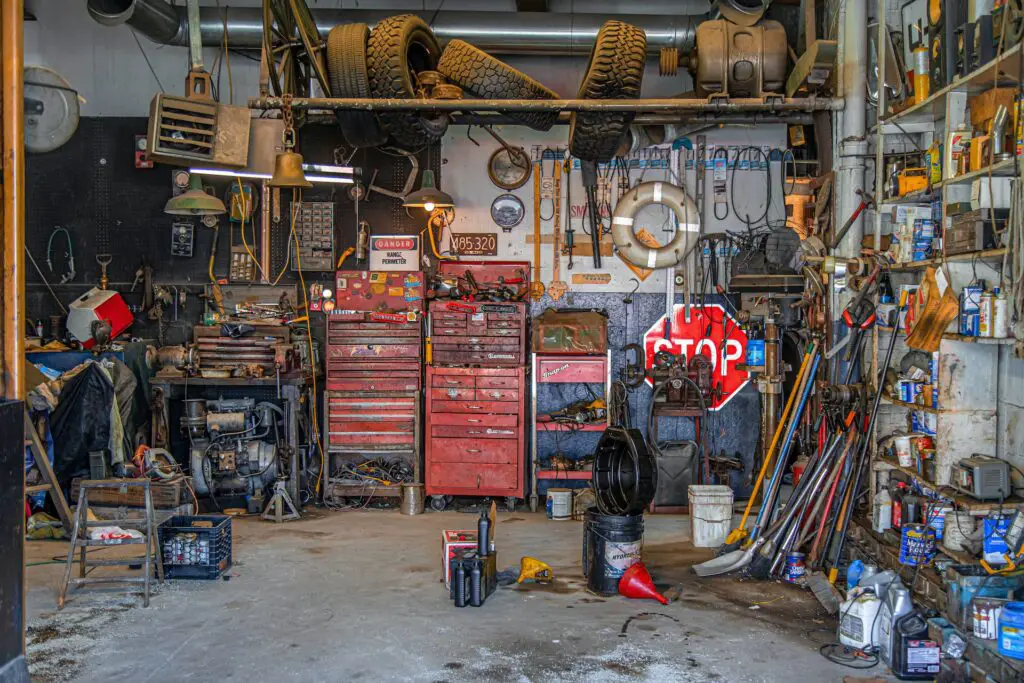 Dirty Home Garage