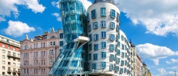 The Dancing House In Prague, Czech Republic