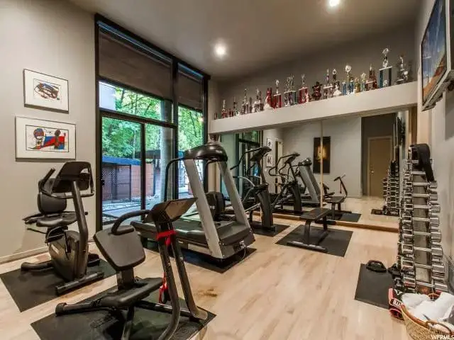 Post Malone’s fitness room