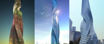 Strange Building Rotating Tower In Dubai, UAE