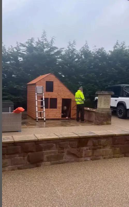 Tyson Fury’s playhouse for his kids