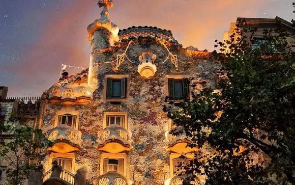 Casa Battlo In Barcelona Spain