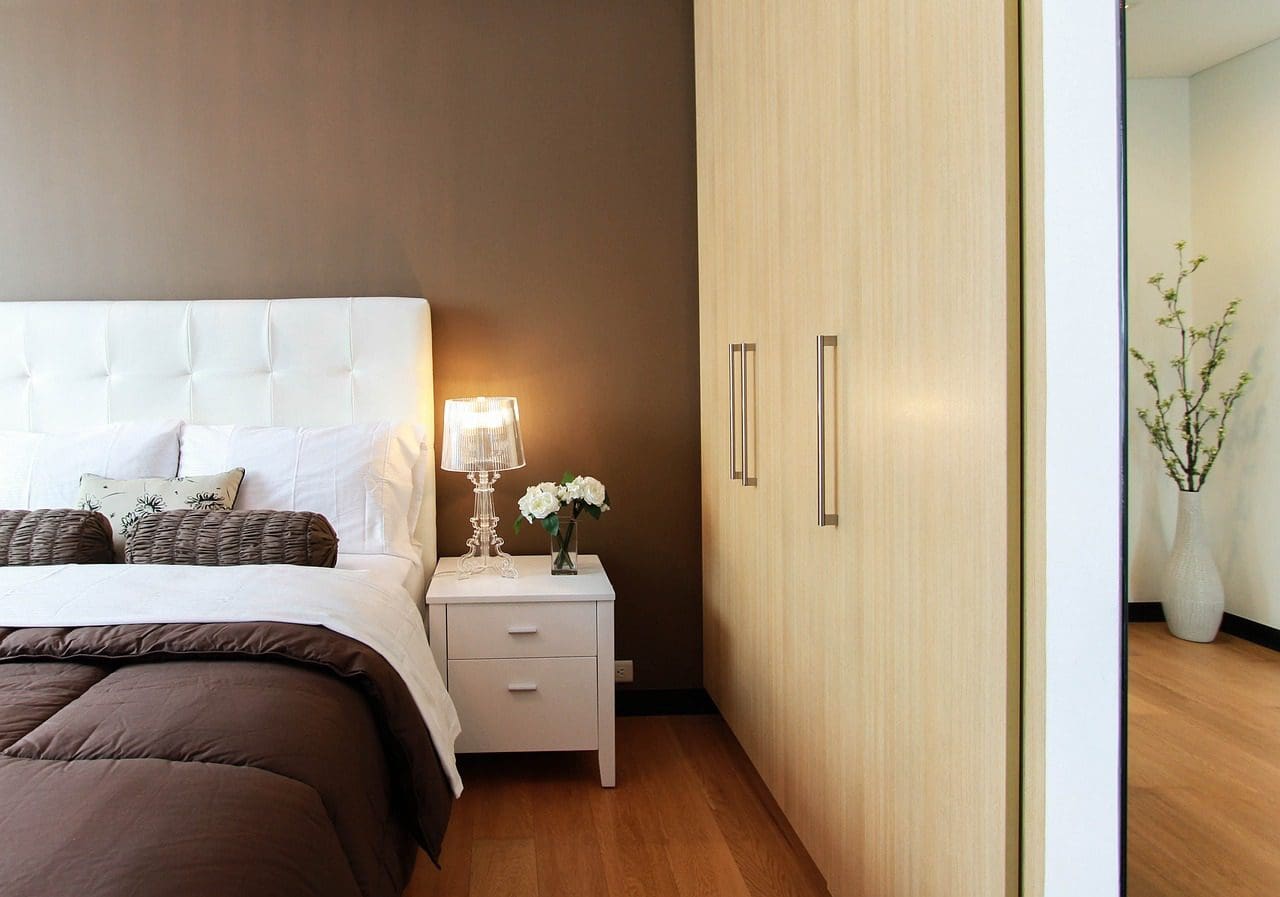 Bedroom With A Nightstand