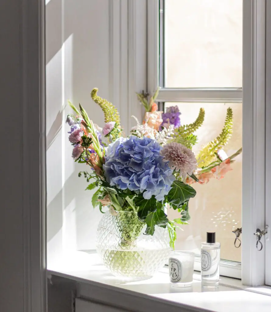 Flowers Beside A Window
