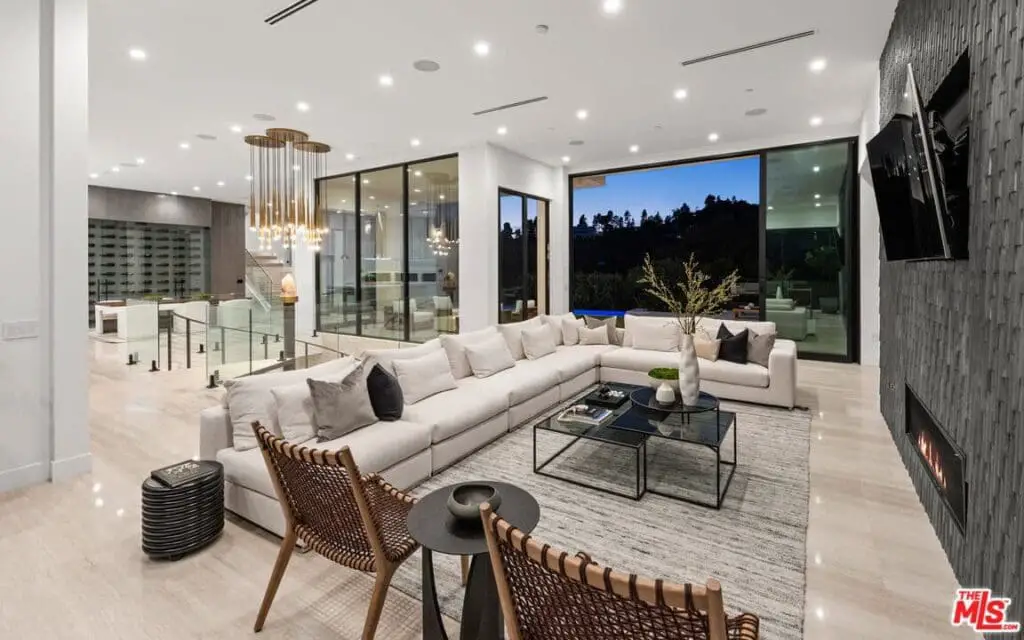 Brooklyn Beckham’s main living room