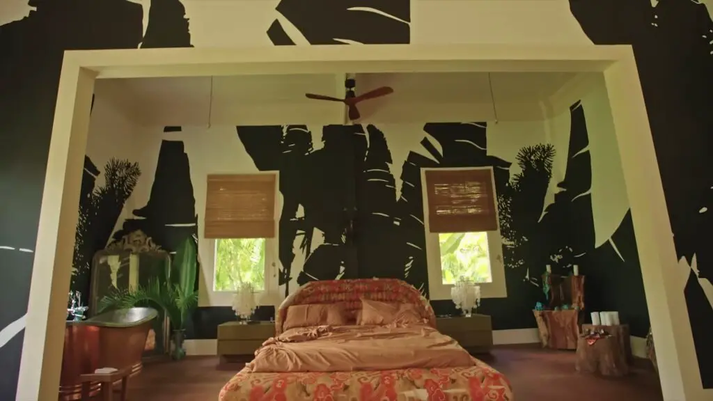 Lenny Kravitz’s bedroom