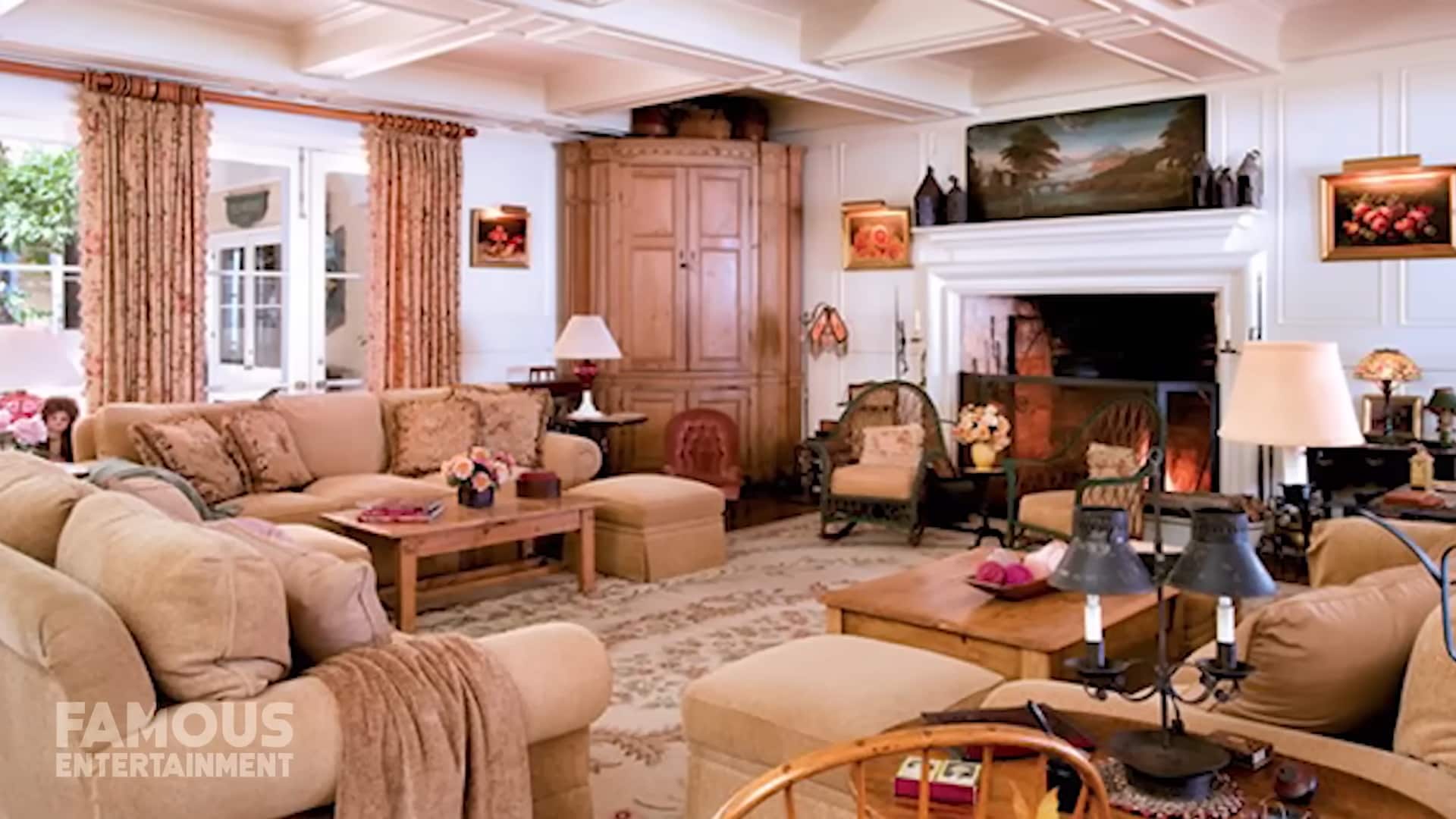 Barbra Streisand’s living room