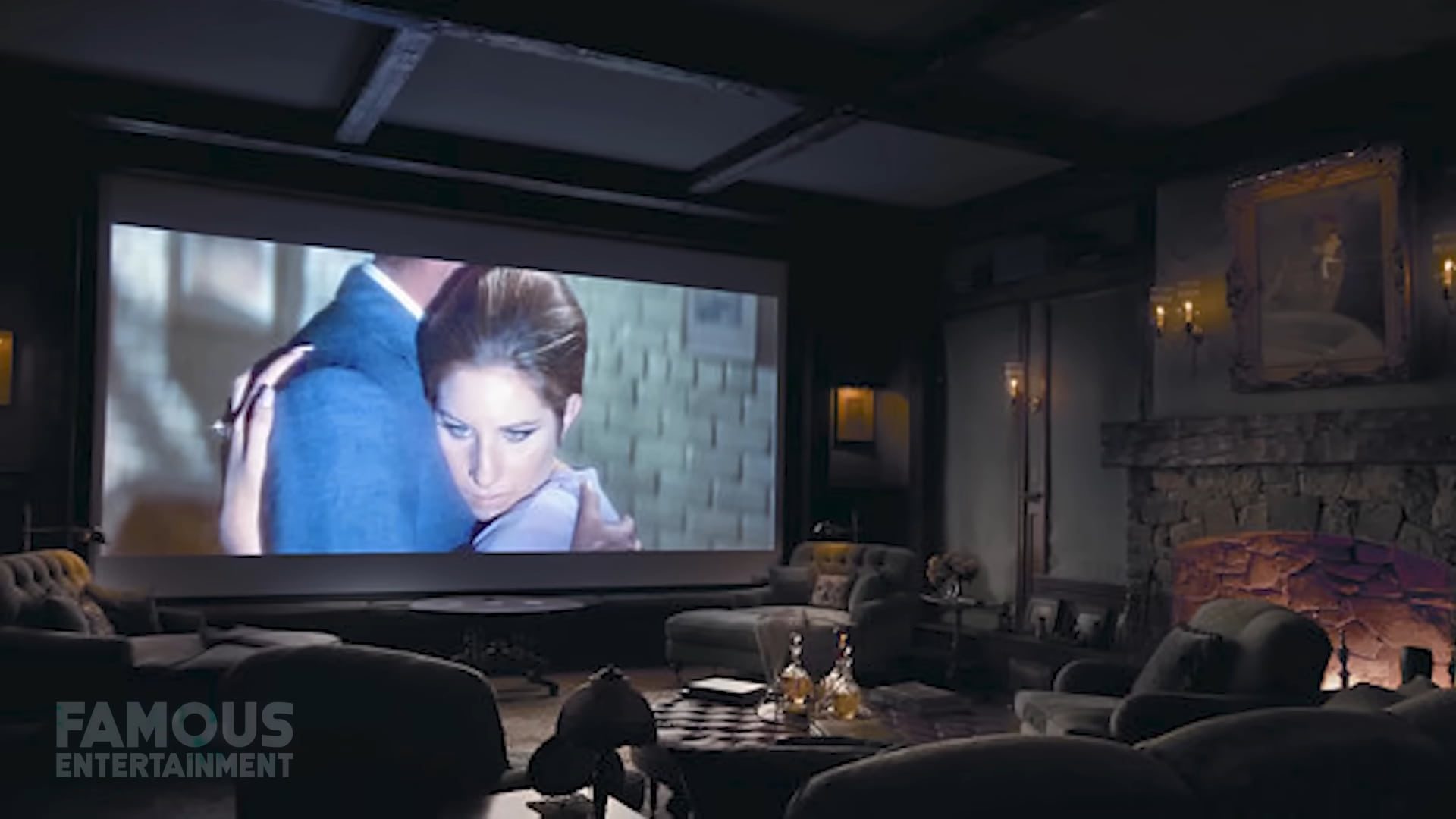 Barbra Streisand’s screening room