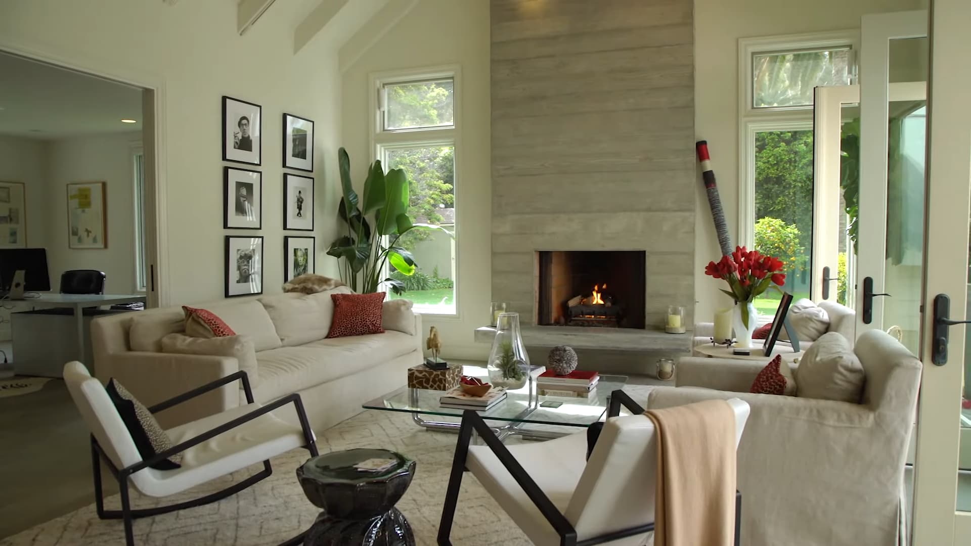 Patrick Dempsey’s living room