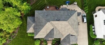 Aerial Shot of A House