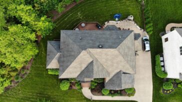 Aerial Shot of A House