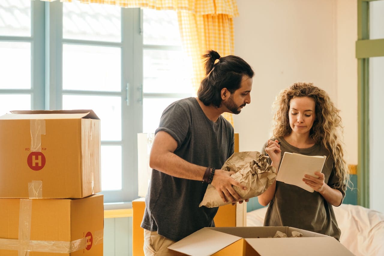 How to Organize Household Items When Moving In Together
