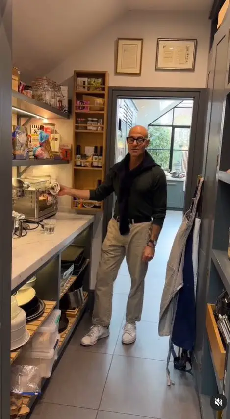 Stanley Tucci’s pantry