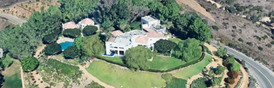 Axl Rose House Aerial View