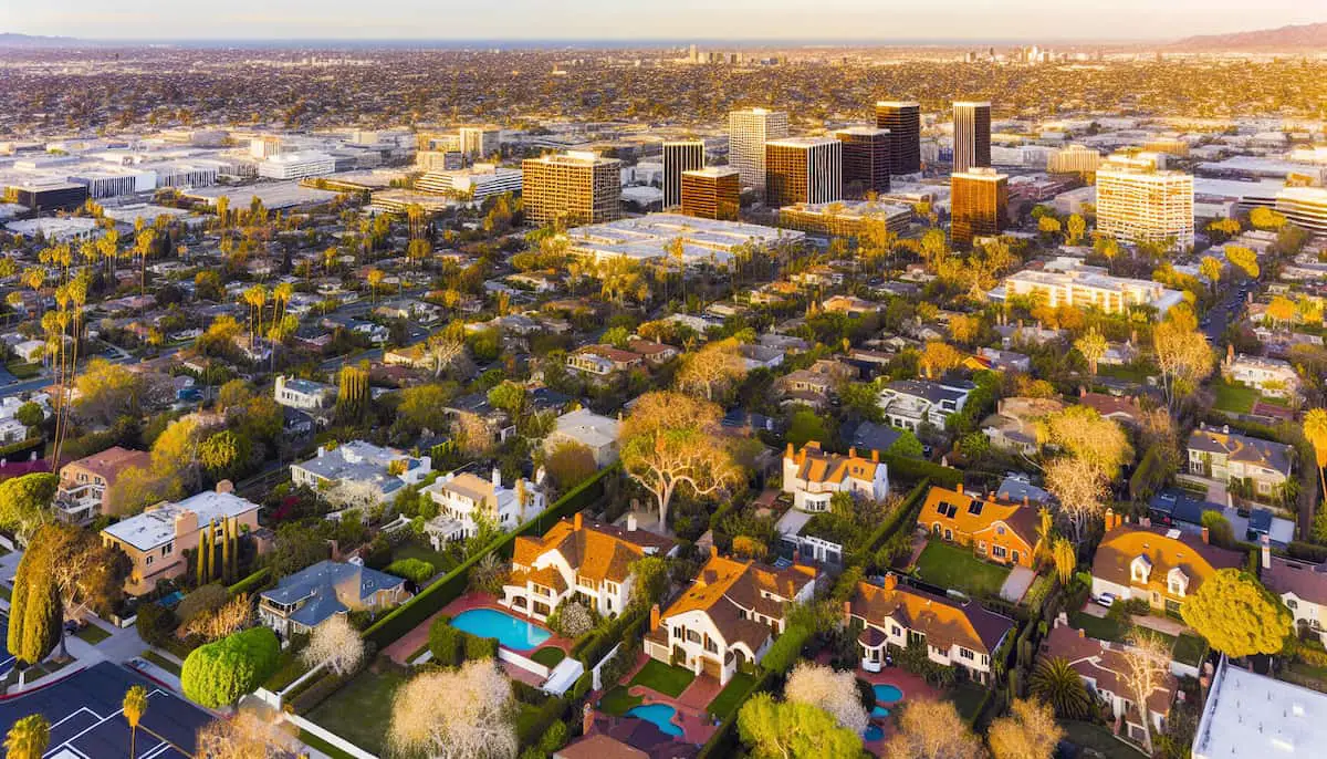 Aerial View of Houses